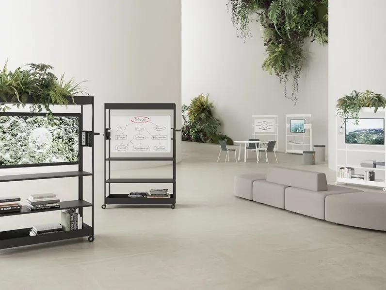 Libreria contenitore su ruote Mobile Wall DV420 DVO