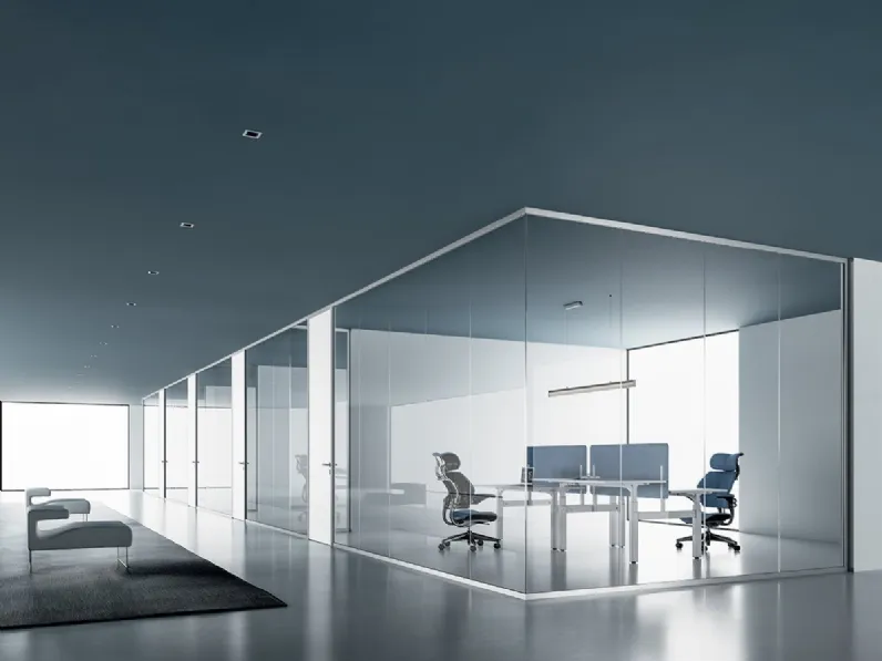 Parete divisoria Monovetro DV602 di DVO
