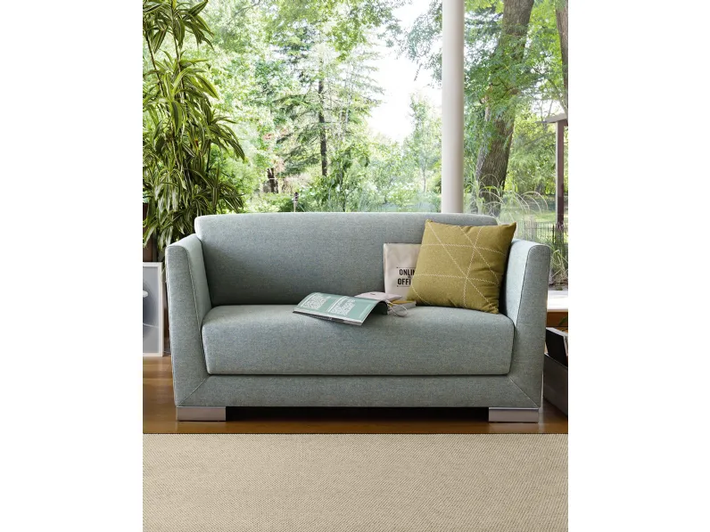 Divanetto da attesa in tessuto imbottito Nesis di Milani