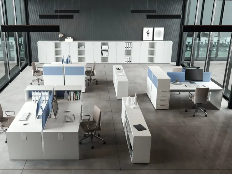 Scrivania Operativa Funny 2019 Fianco Legno di About Office