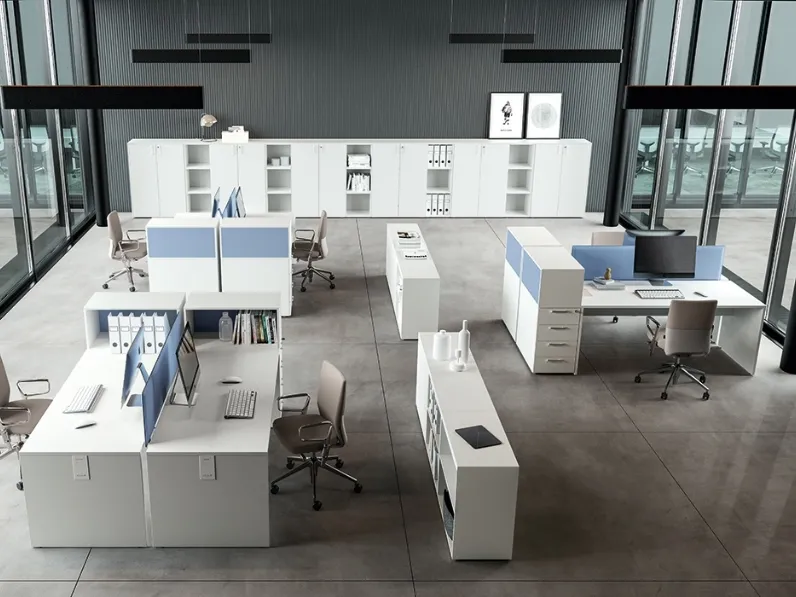 Scrivania Operativa Funny Fianco Legno di About Office