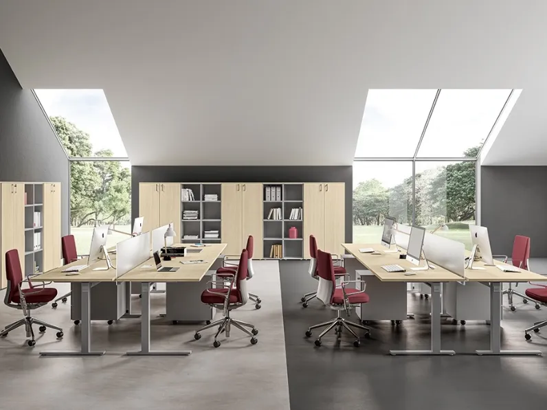 Scrivania Operativa Funny Gamba Csquare di About Office