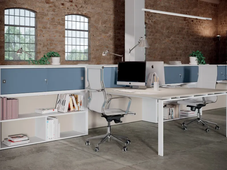 Scrivania Operativa Loft Underground 02 di Colombini Office