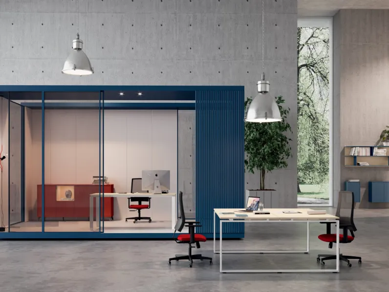 Scrivania Operativa Loft Underground 03 di Colombini Office