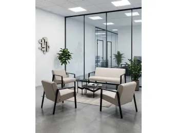 Oreotto Lounge Soft Seating di Vaghi: seduta da attesa progettata per garantire comfort e stile.