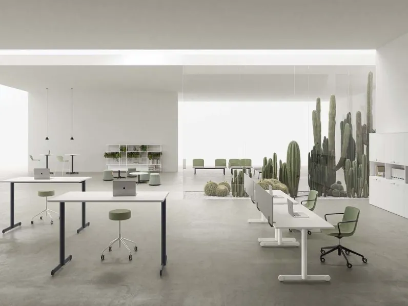 Scrivania Operativa Oslo DV817 di DVO