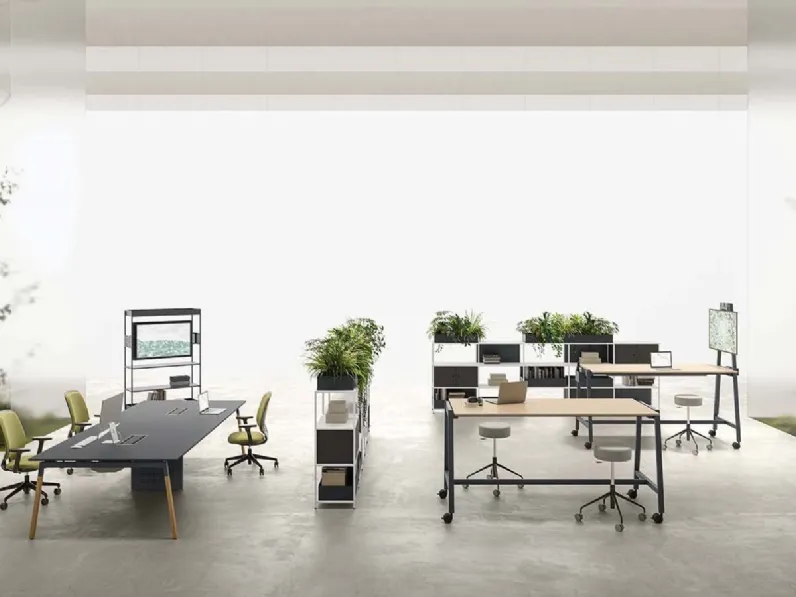 Scrivania Operativa Pag Wood DV802 di DVO