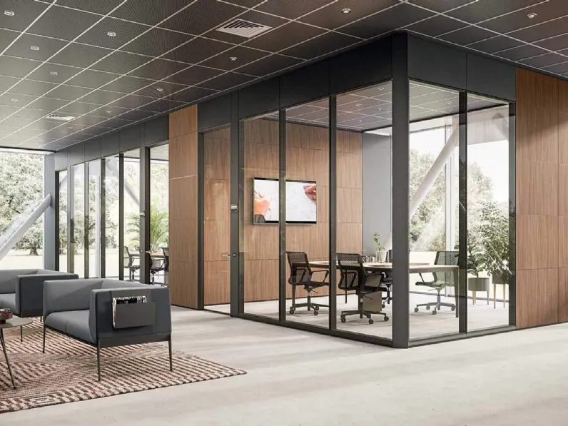 Pareti divisorie modulabili P1 di Quadrifoglio