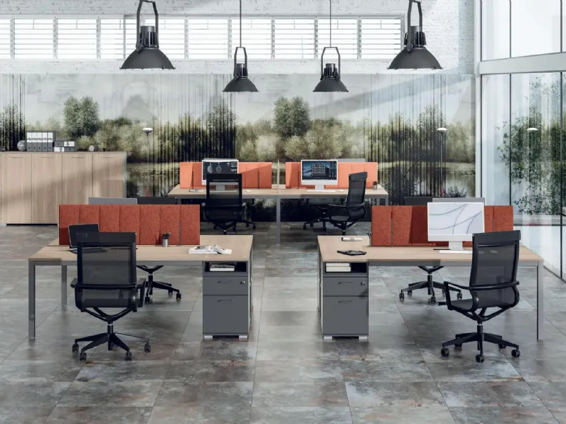 Scrivania Operatva Point2 di MobilOfficeFurniture