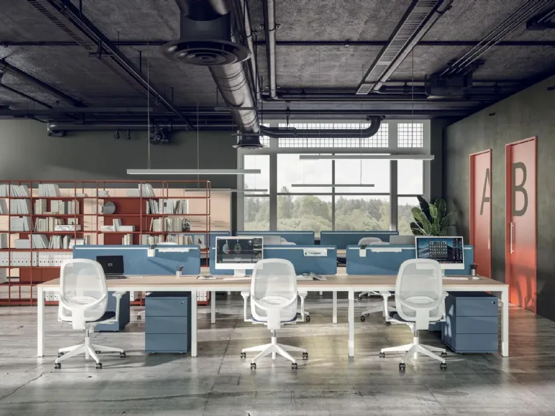 Scrivania Operatva Point2 di MobilOfficeFurniture