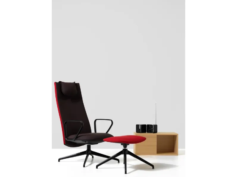 Poltrona direzionale Velvet di Diemmeoffice