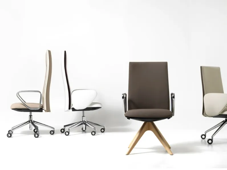 Poltrona direzionale Velvet di Diemmeoffice