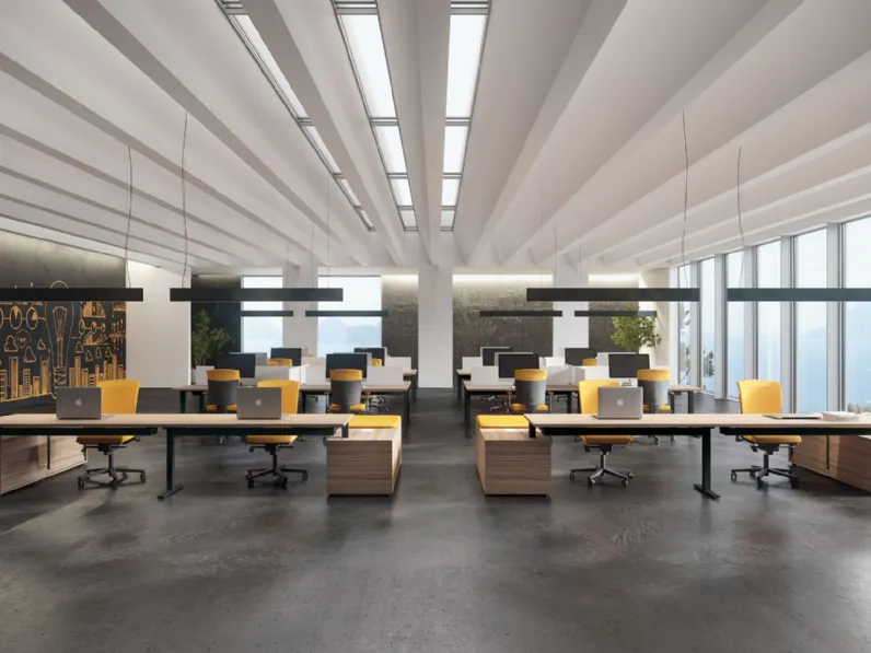 Scrivania Operativa Pop Tee di Frezza