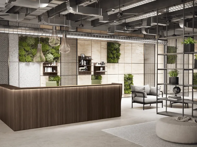 Reception angolare con luci a Led di Compir