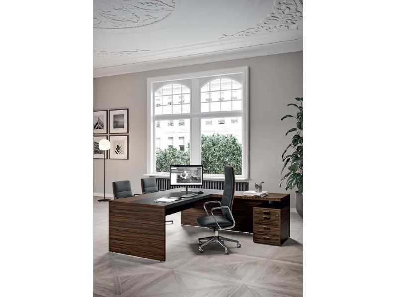 Scrivania Direzionale e9 di Quadrifoglio