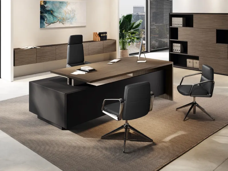 Scrivania direzionale Elite di Las Mobili