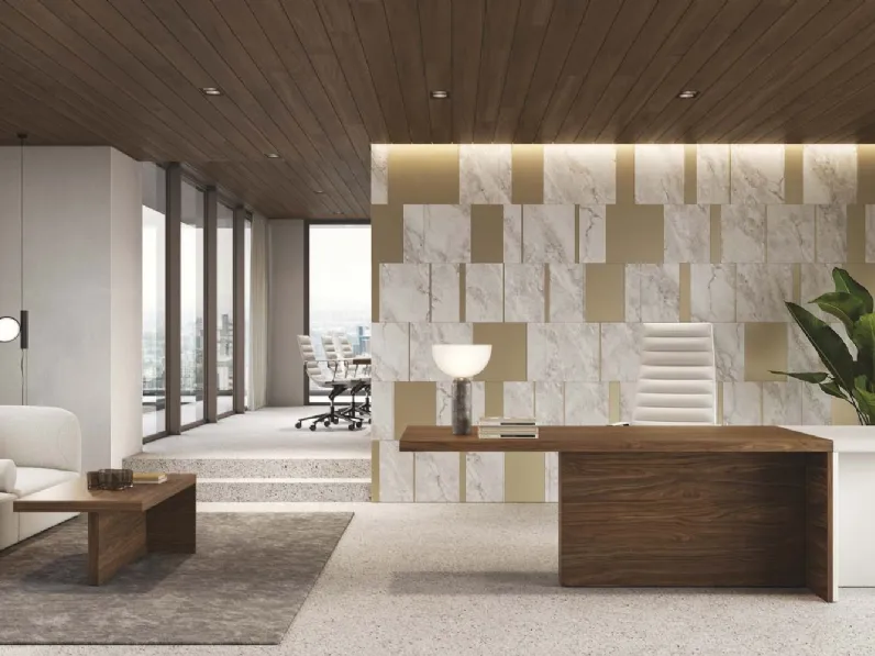 Scrivania Direzionale Mux70 di Frezza