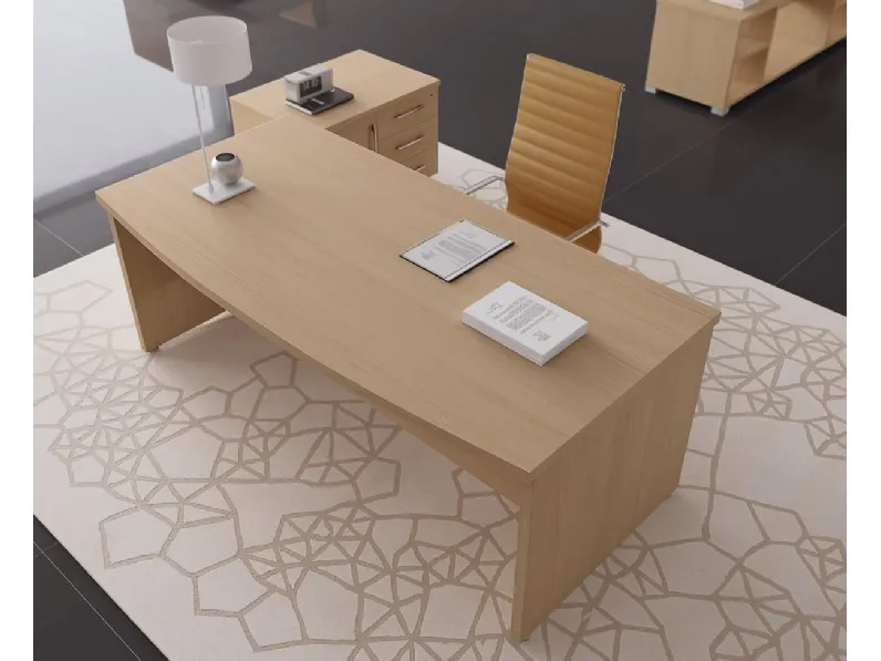 Scrivania Direzionale Plano finitura Rovere di Compir