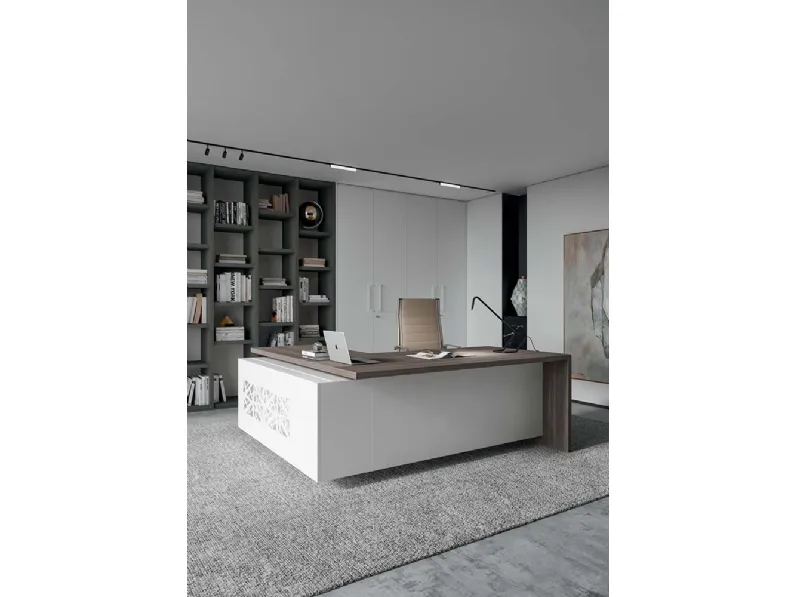 Scrivania Direzionale T45 di Quadrifoglio