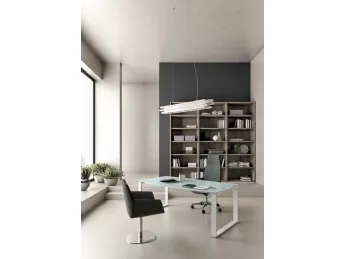 Scrivania Direzionale X-Time Work Glass