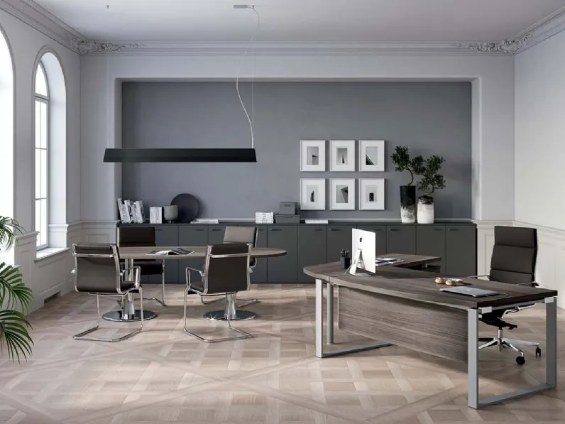 Scrivania Direzionale X Time Work di Quadrifoglio