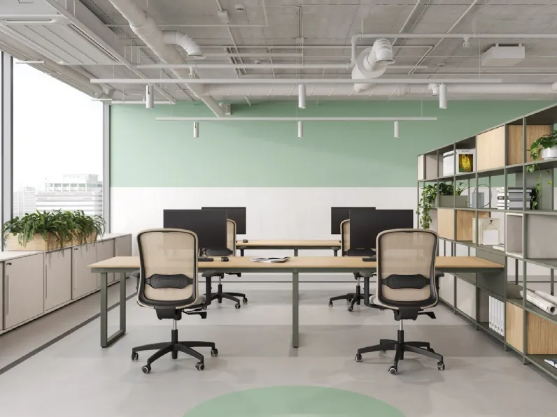 Scrivania Operativa Be1 di Frezza