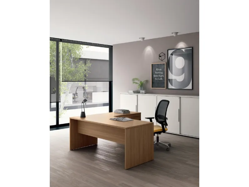 Scrivania Operativa Pop Panel di Frezza