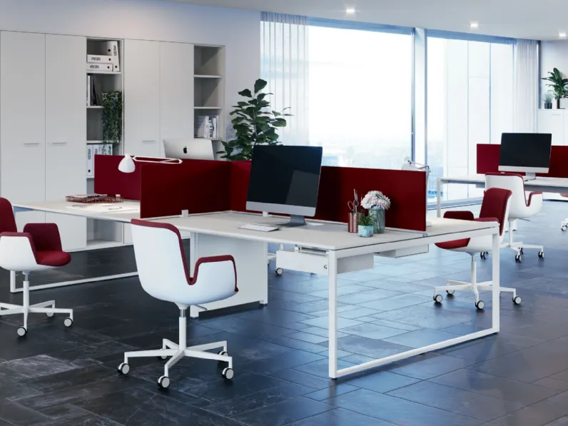 Scrivania Operativa Pop Square di Frezza