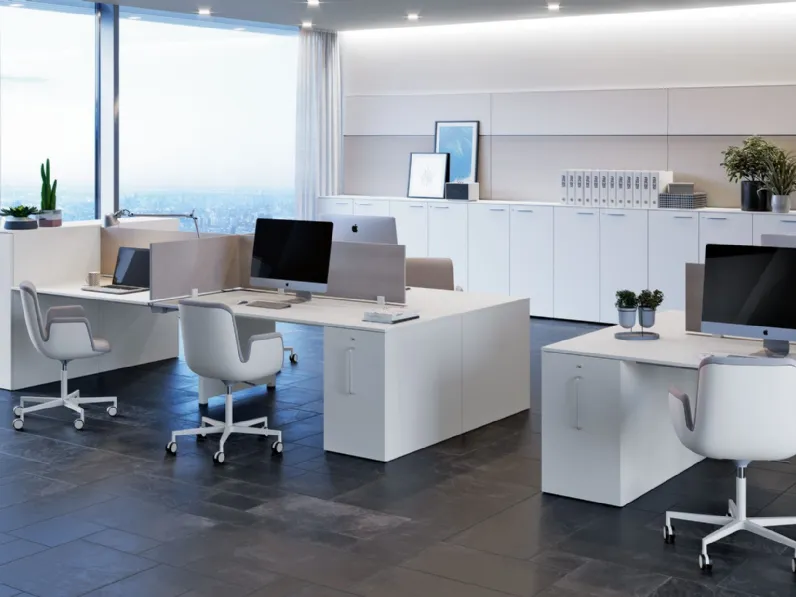 Scrivania Operativa Pop Square di Frezza