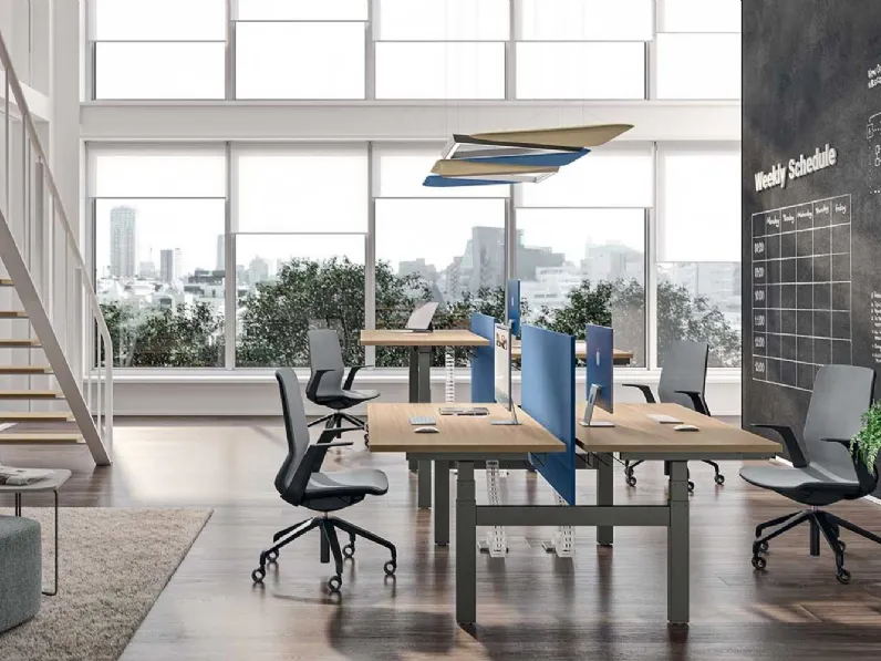 Scrivania Operativa Up&Up di Quadrifoglio