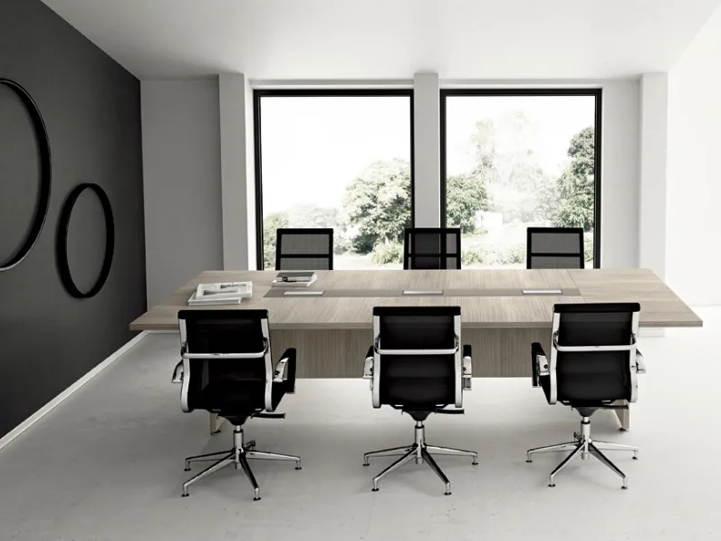 Seduta Operativa 11 in tessuto traspirante Nero di Colombini Office