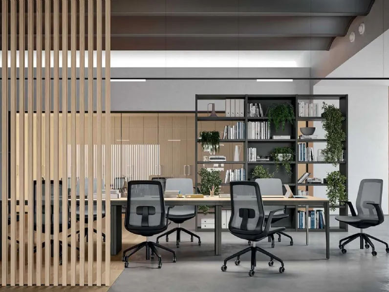 Sedia Operativa di design Ode di Quadrifoglio