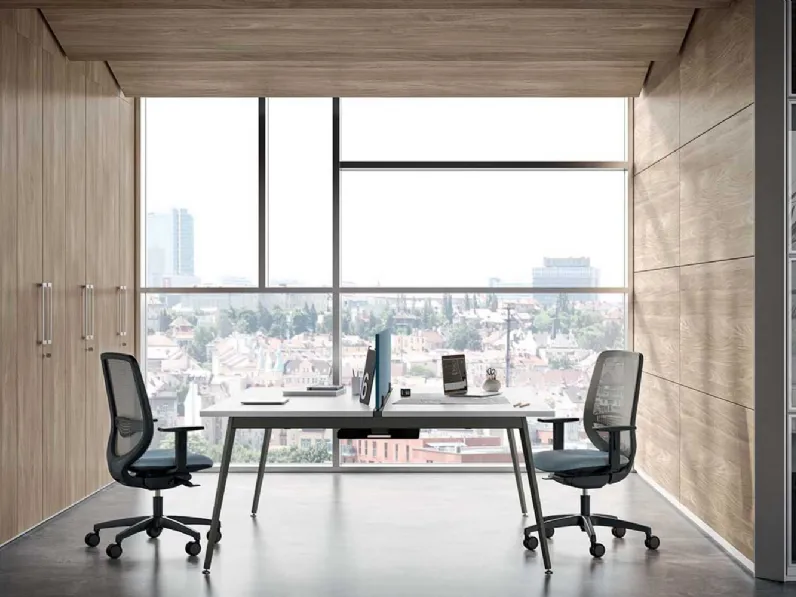 Sedia Operativa pratica e flessibile Okay di Quadrifoglio