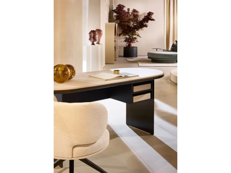 Scrivania direzionale Sensei Desk in legno laccato di Gallotti&Radice