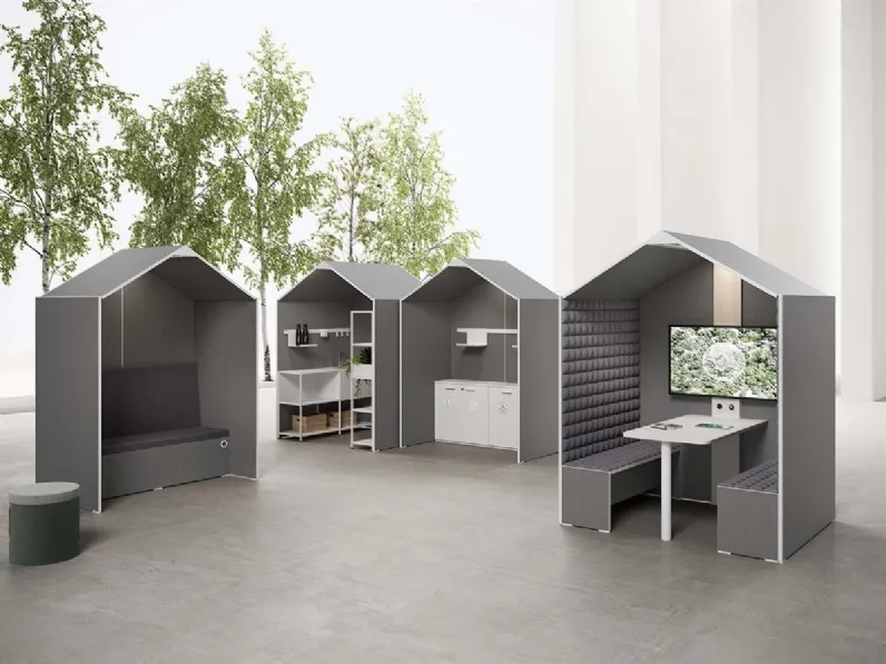 Scrivania Operativa modulare Shell System DV650 di DVO