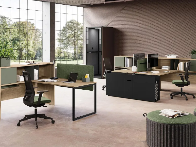 Scrivania operativa Sigma di Las Mobili