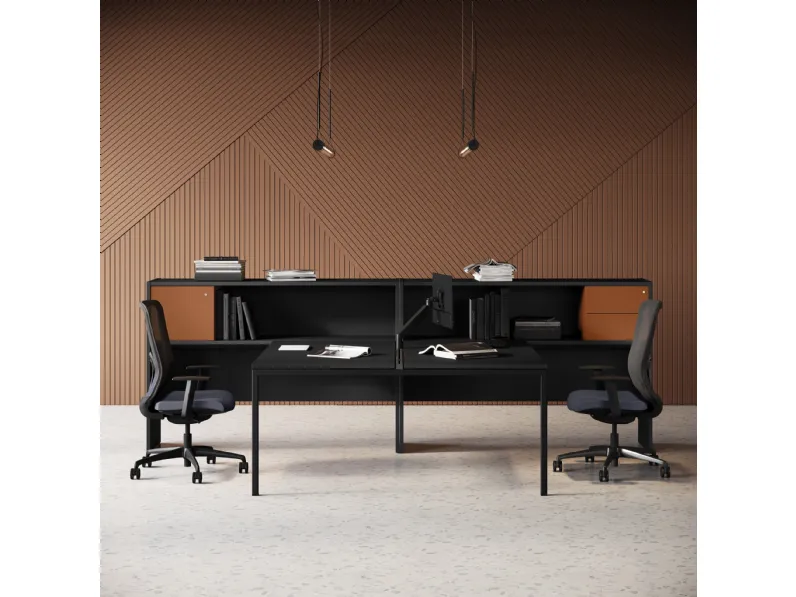 Scrivania operativa Sigma di Las Mobili