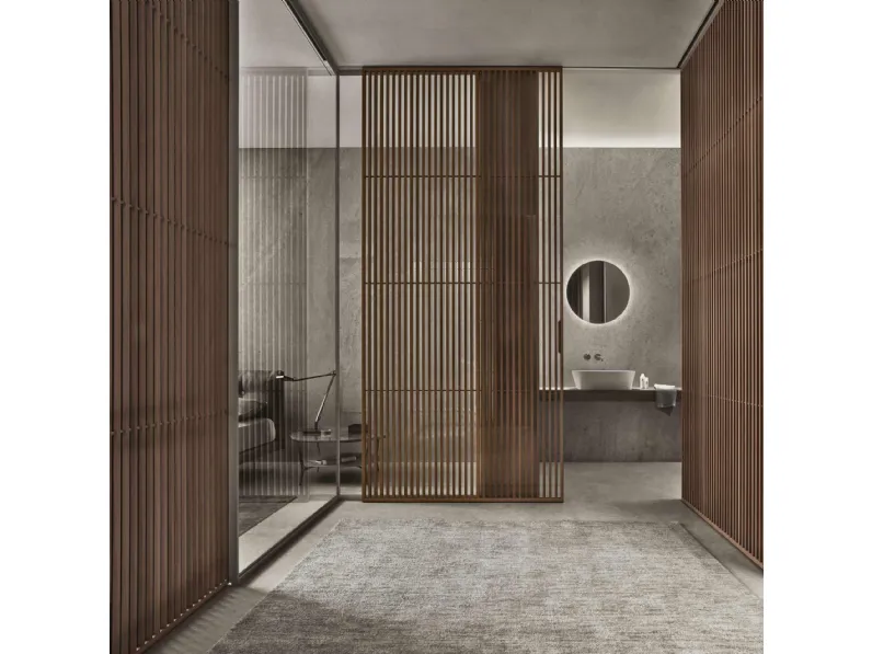 Parete divisoria Spazio e Sail di Rimadesio