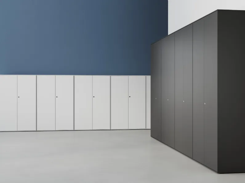 Mobile Ufficio Storage Mix Alto battente di Steelbox
