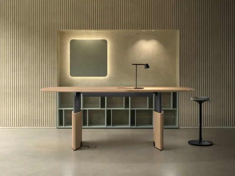 Tavolo in rovere Eleva Meeting di Bralco