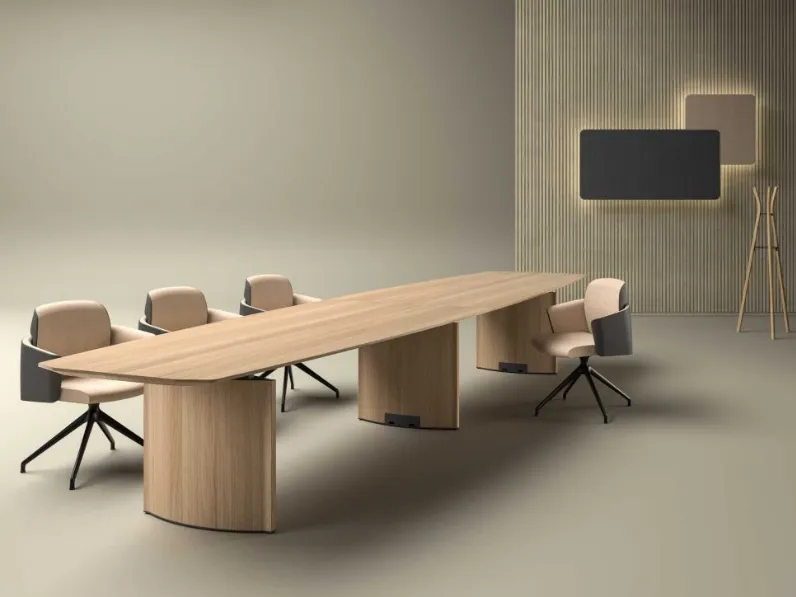 Tavolo in rovere Eleva Meeting di Bralco