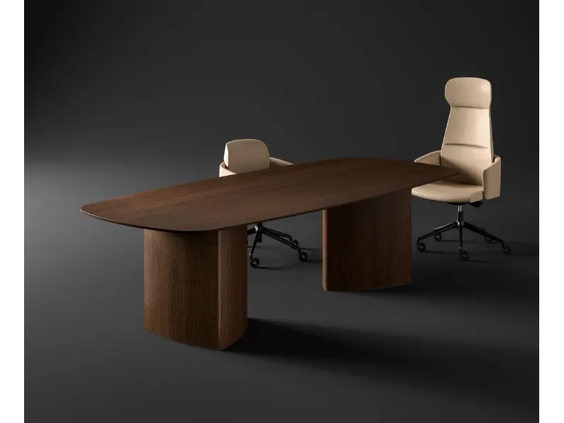 Tavolo in rovere Trilo Meeting di Bralco