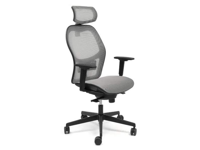 Seduta Operativa con schienale e sedile in rete portante con supporto lombare regolabile Texas Net di ApFactor