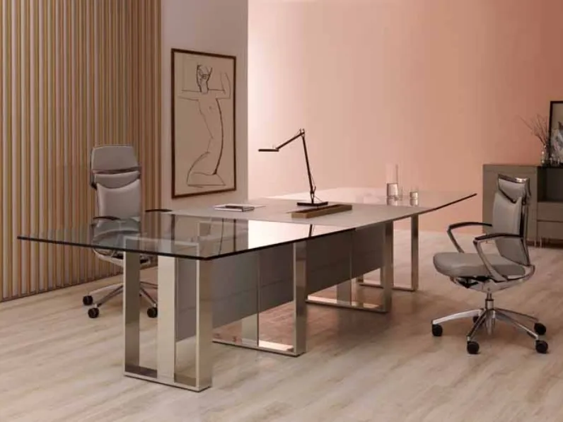 Sedia operativa regolabile in altezza UniQa di Estel