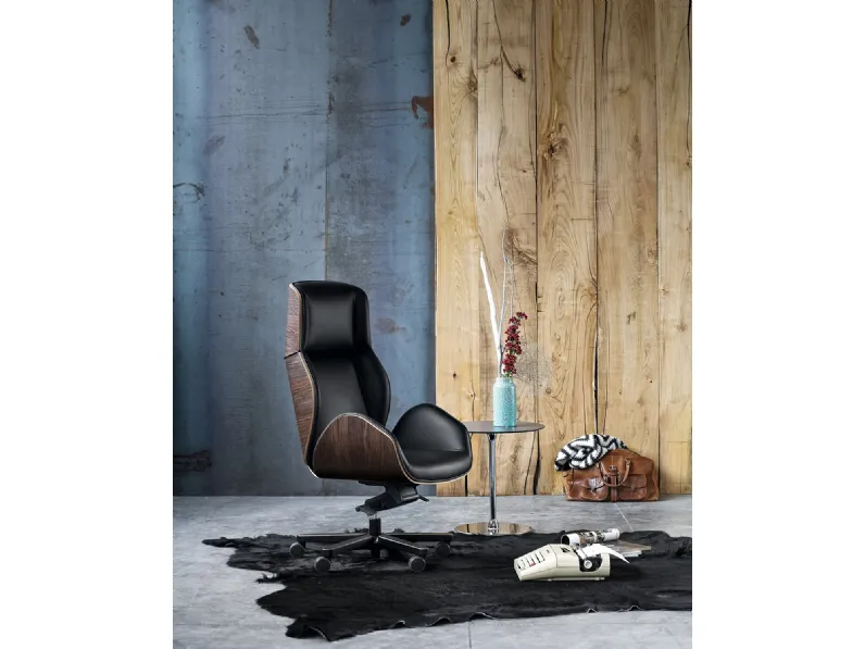 Poltrona Direzionale comoda e avvolgente Suoni Executive di Vaghi