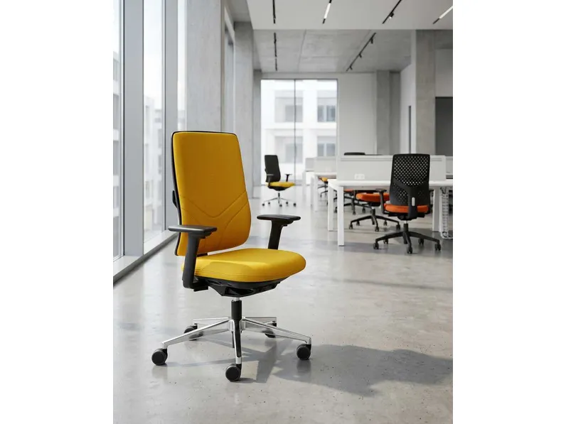 Seduta operativa Volare Plastic Advanced Swivel Chair di Vaghi