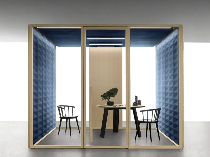 Parete divisoria insonorizzata per Ufficio W-SS di Citterio Office