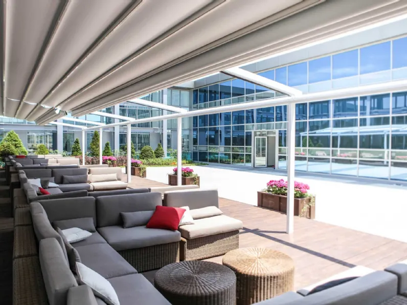 Pergola addossata A100 Star di Ke Outdoor