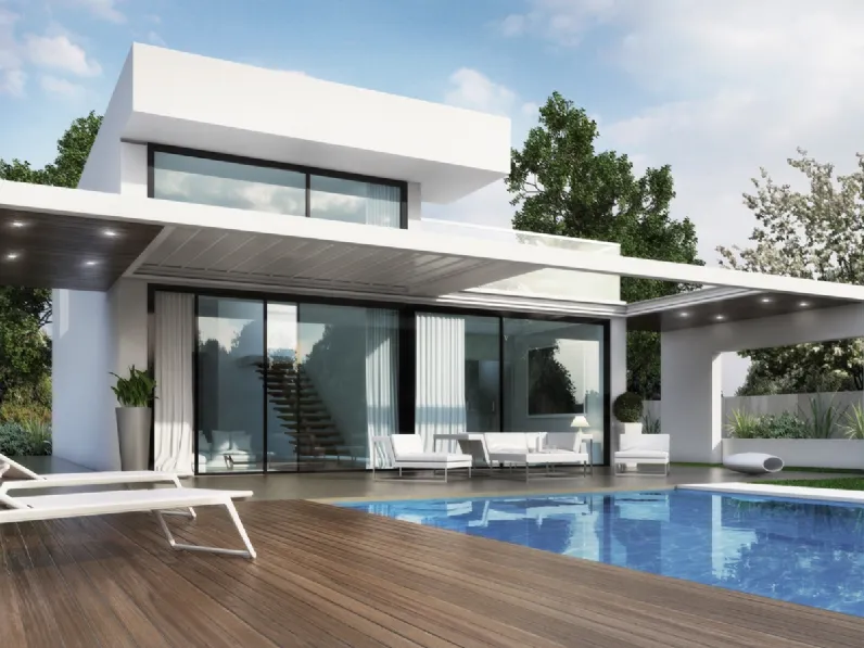 Pergola Armonia Addossata 02 di Dirello