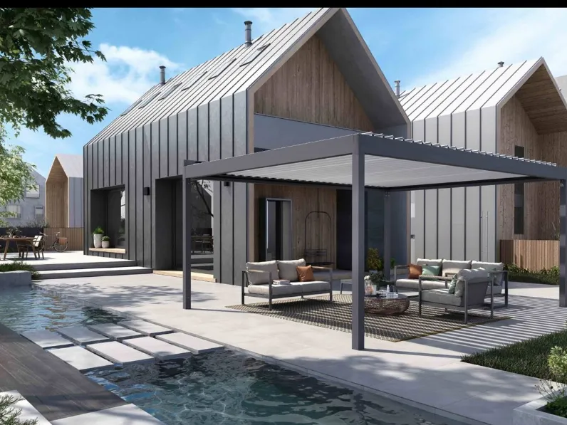 Pergola bioclimatica in alluminio Alba di Corradi